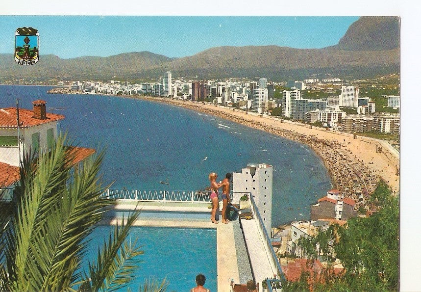 Postal 040070 : Benidorm (España). Panoramica playa de Levante