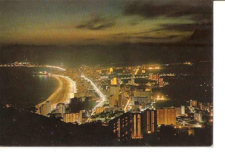Postal 040071 : Benidorm (España). Vista Nocturna