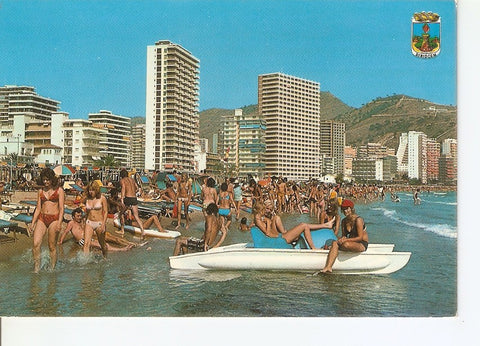 Postal 040072 : Benidorm (España). Playa Levante