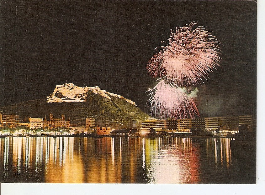 Postal 040075 : Alicante nocturno
