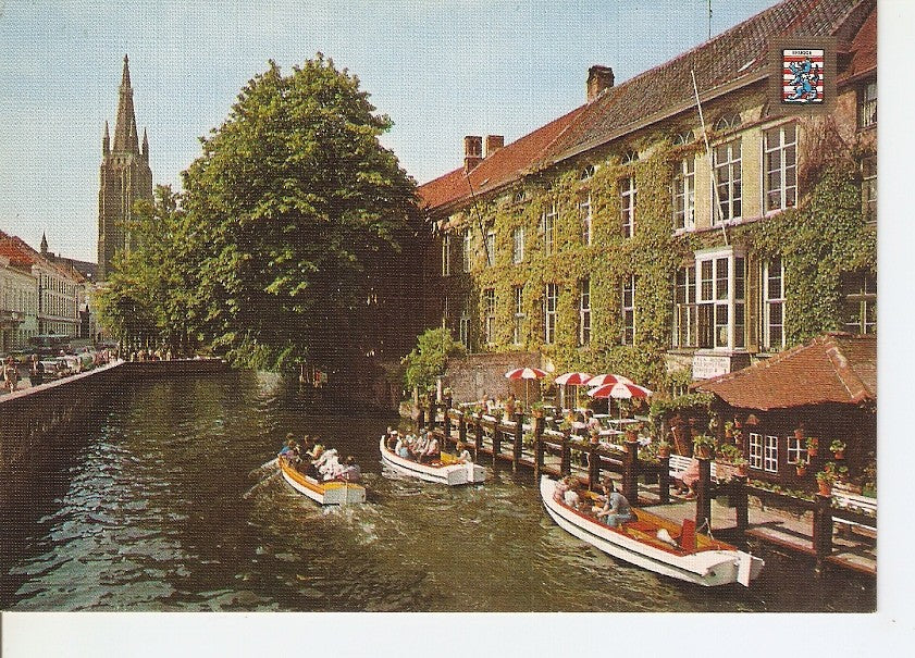Postal 040140 : Brugge. Dijver and the tower of the church of Our Lady