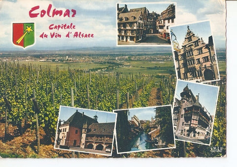 Postal 040186 : Colmar (HT-Rhin) au coeur du Vignoble Alsacien