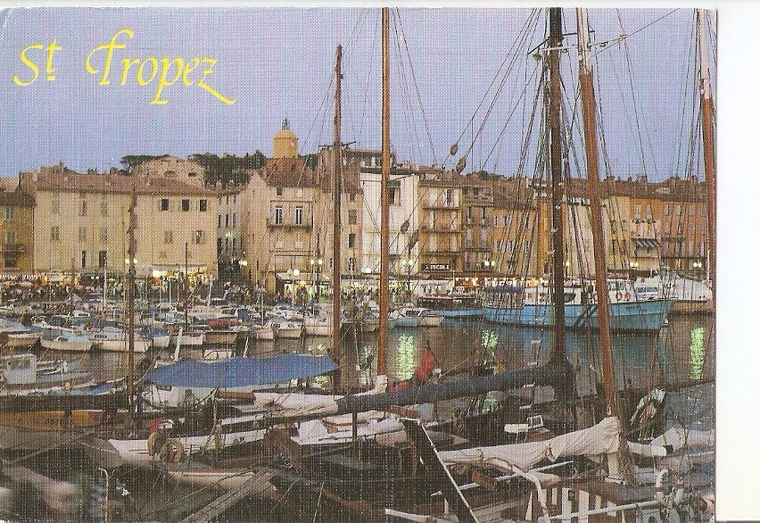 Postal 040194 : Saint-Tropez by night