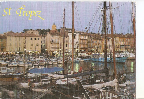 Postal 040194 : Saint-Tropez by night