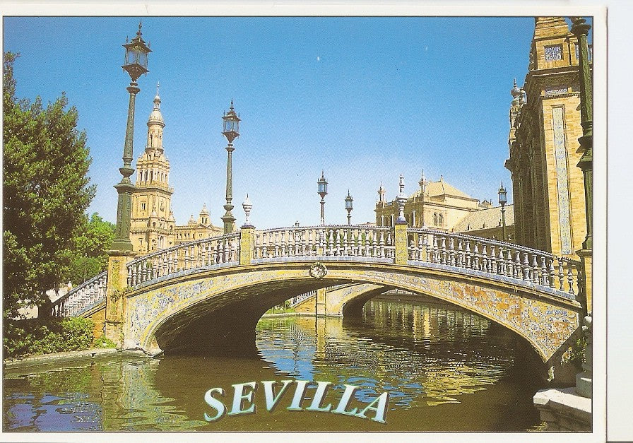 Postal 040216 : Sevialla. Puete de la Plaza España