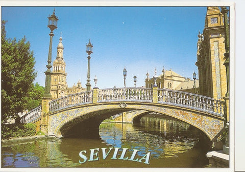 Postal 040216 : Sevialla. Puete de la Plaza España