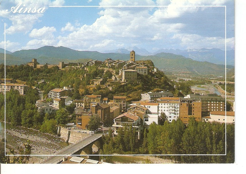 Postal 040218 : Ainsa (Huesca). Pirineo Aragones. Vista general
