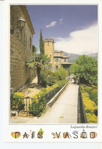 Postal 040227 : Pais Vasco. Hotel-restaurante El Castillo y bajada al Collado