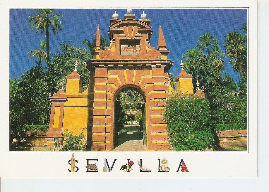 Postal 040243 : Sevilla. Jardin de las Damas (Alcazares Reales)