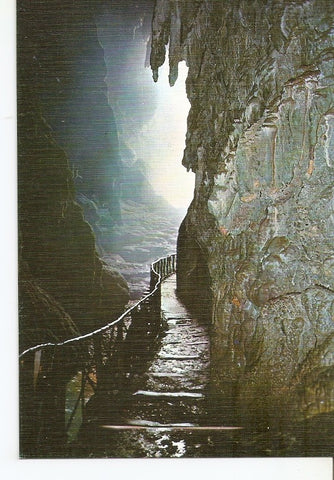 Postal 040262 : Monasterio de Piedra. Acceso al interior de la Gruta Iris