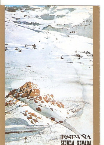 Postal 040274 : Carteles Turisticos de España. Sierra Nevada
