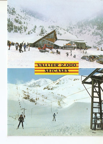 Postal 040293 : Pirineu Catala. Cafeteria i pistes Bac de Barquins. Wallter 2000 (Setcases) Girona