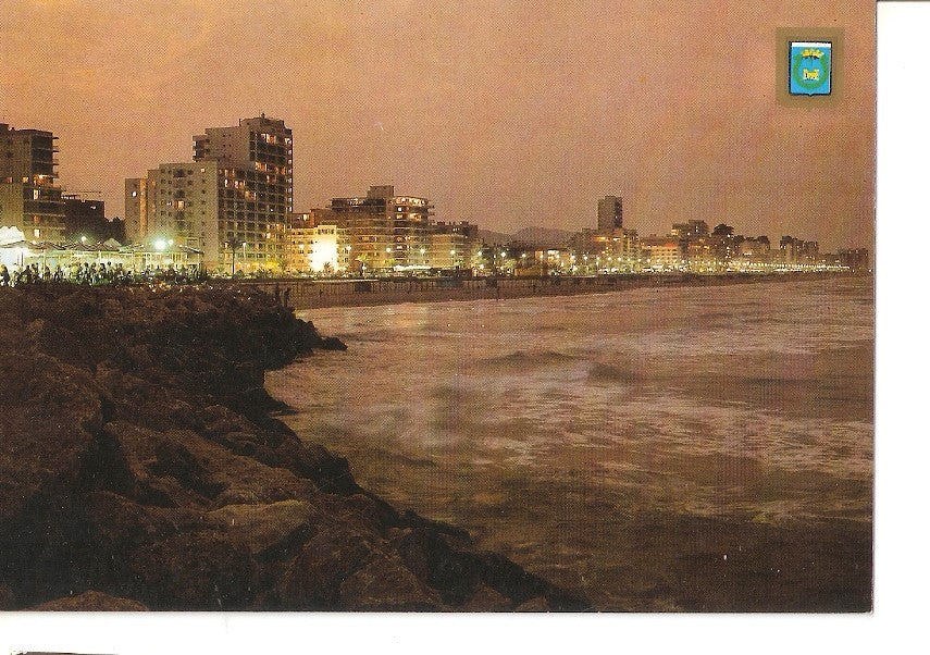 Postal 040306 : Gandia (Valencia). Playa de Gandia. Anochecer