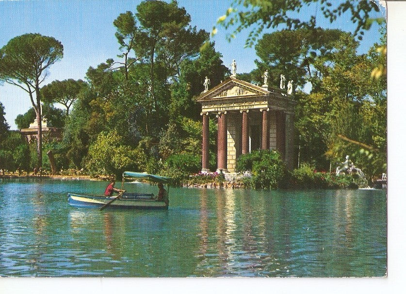 Postal 040321 : Roma. Villa Borghese - Litte Lacke
