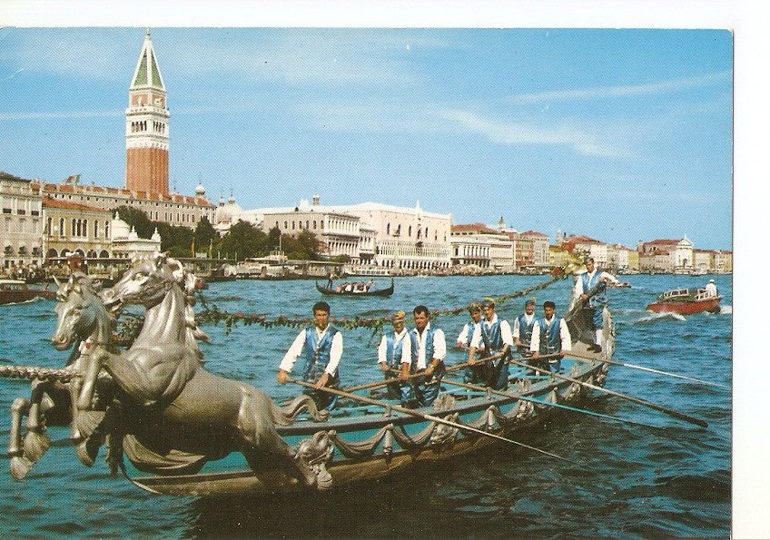 Postal 040323 : Venezia. Historical Regatta - Bissona Cavalli
