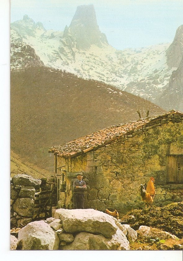 Postal 040333 : Picos de Europa (Asturias). Naranjo de Bulnes desde Pandebano