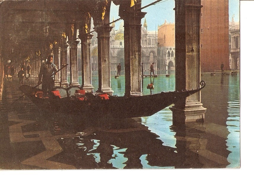 Postal 040342 : Venezia. Alta Marea in piazza S. Marco