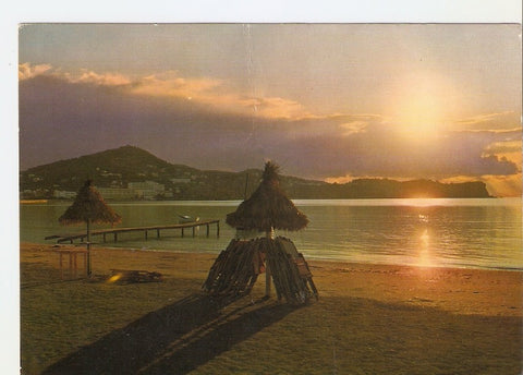 Postal 040350 : Ibiza (Baleares). Amanecer en la Playa de Talamanca