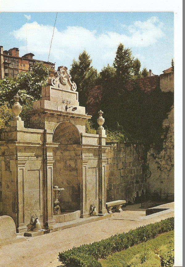 Postal 040357 : Orense. Fuente de las Burgas