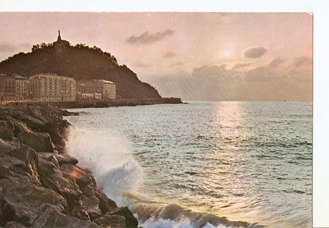 Postal 040376 : San Sebastian. Puesta de Sol