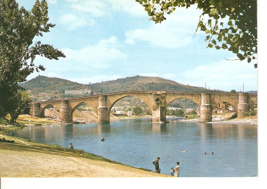 Postal 040378 : Orense. Puente Viejo sobre el rio Miño