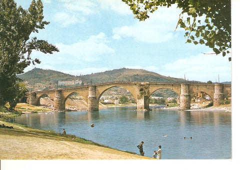 Postal 040378 : Orense. Puente Viejo sobre el rio Miño