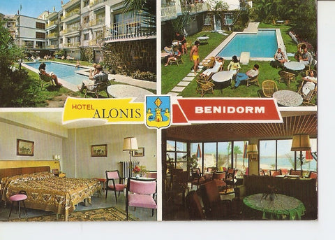 Postal 040380 : Hotel Alonis. Benidorm (España). La Cala