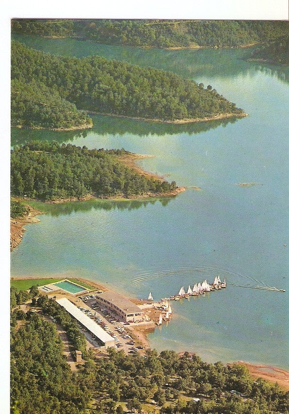 Postal 040391 : Guilleries. Club Nautic de Vic