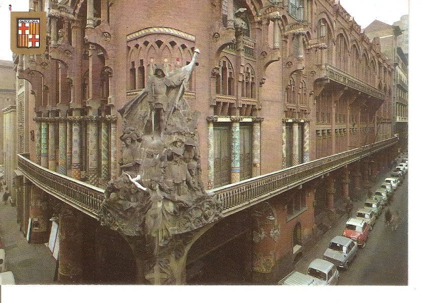 Postal 040396 : Barcelona. Palacio de la Musica Catalana