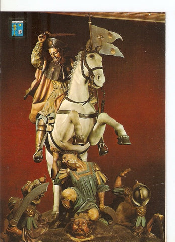 Postal 040418 : Santiago de Compostela. El Apostol Santiago a Caballo