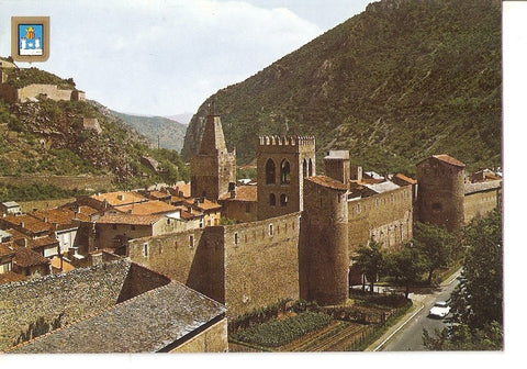 Postal 040421 : Villedranche de Conflent - Vue densemble les remparts. En Conflent