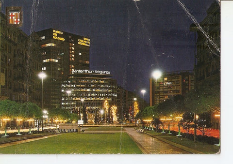 Postal 040424 : Barcelona. Avenida General Goded y Plaza Calvo Sotelo