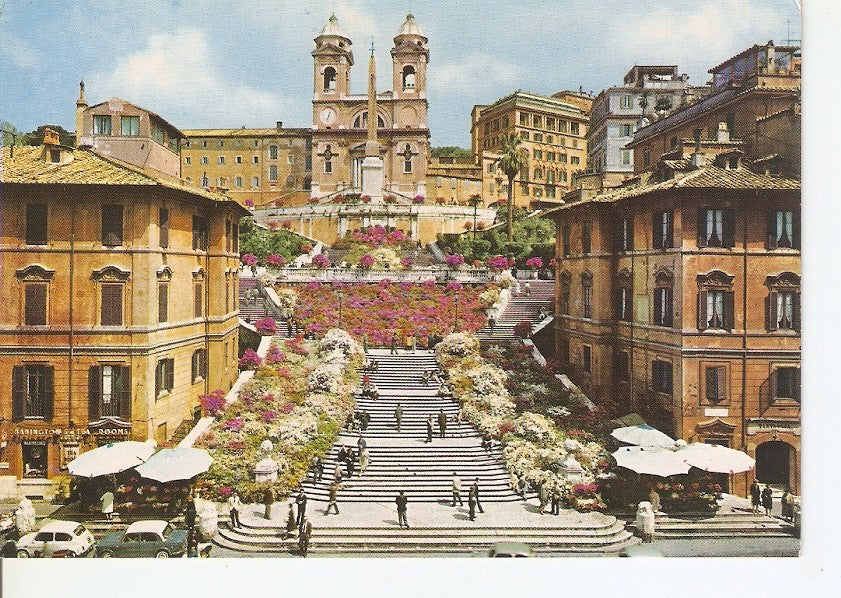 Postal 040428 : Roma. Spains Square and the Trinita dei Monti