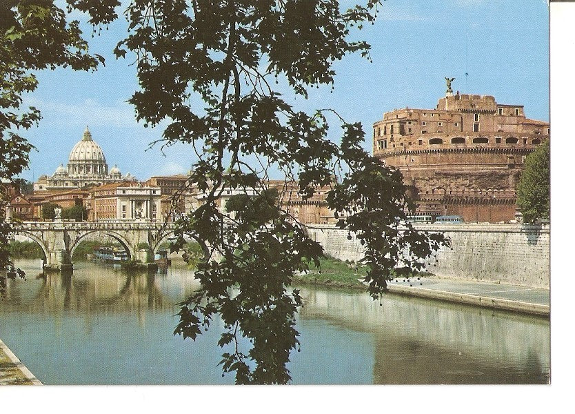 Postal 040436 : Roma. Sant Angelo Brdige and Castle