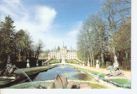 Postal 040446 : La fachada del Palacio a los jardines (Filippo Juvara)