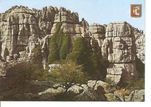 Postal 040457 : Antequera (Malaga). El Torcal. Callejon de la Loza