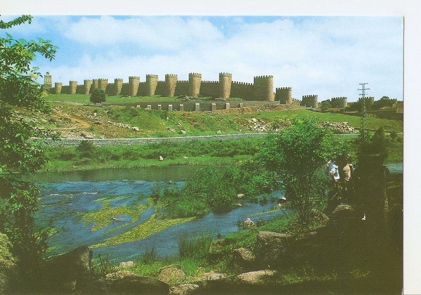 Postal 040470 : Avila. Rio Adaja y Murallas