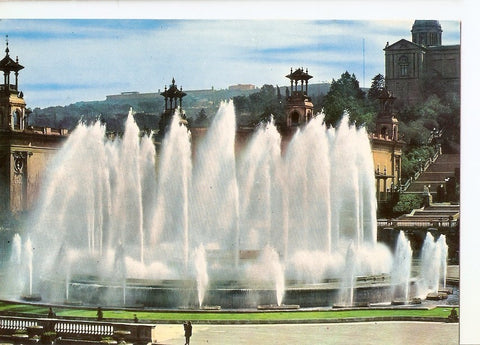 Postal 040502 : Barcelona. Parque de Montjuich Fuente Monumental