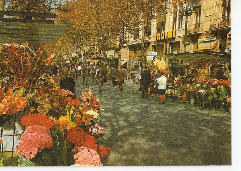 Postal 040509 : Barcelona. Rambla de las Flores