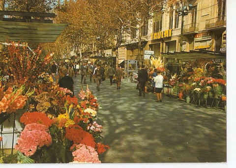 Postal 040509 : Barcelona. Rambla de las Flores