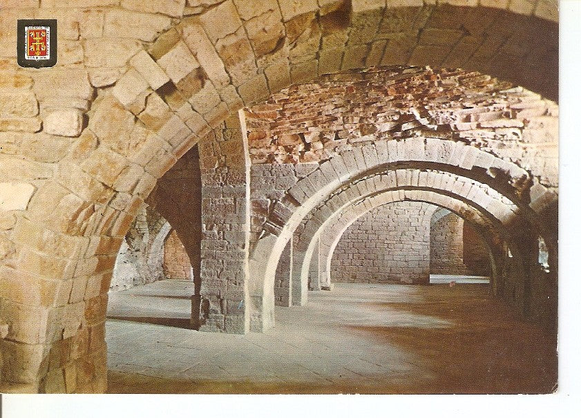Postal 040575 : Pirineo Aragones (Huesca). San Juan de la Peña. Monasterio San Juan de la Peña. Salas de Concilios