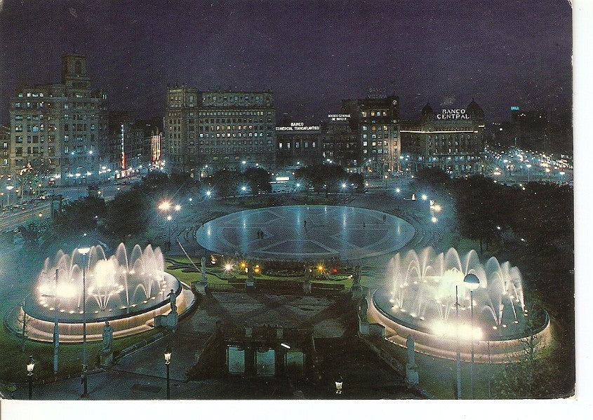 Postal 040581 : Barcelona. Plaza de Cataluña