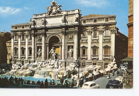Postal 040592 : Roma- the fountain of Trevi