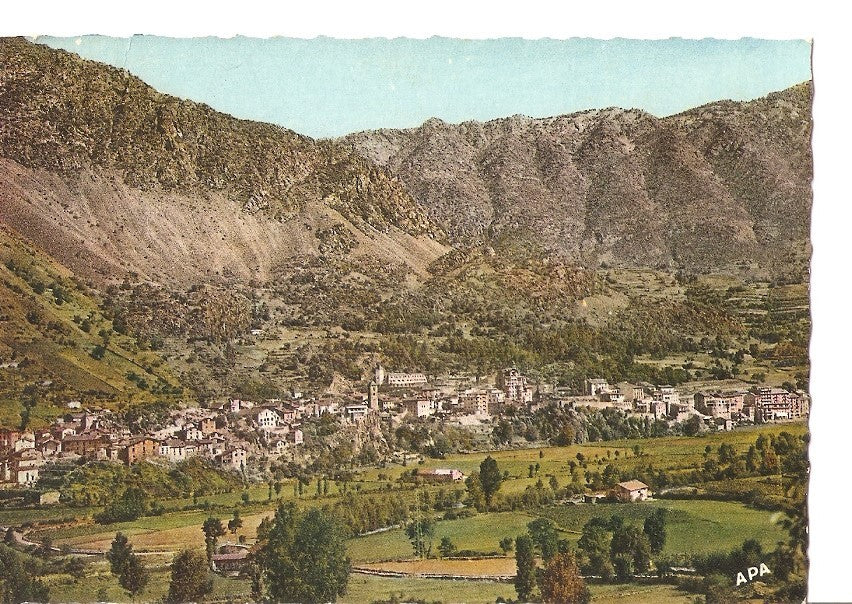 Postal 040608 : Valls dAndorra. Andorra-La-Vella. Capital de les Valls
