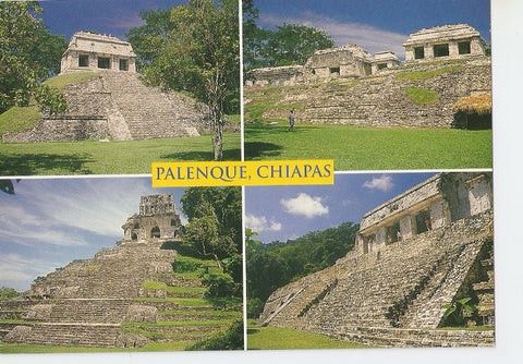 Postal 040628 : Palenquechiapas. Templos