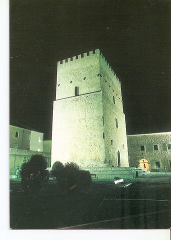 Postal 040634 : Caleruega (Burgos España). Torreon de los Guzmanes iluminado