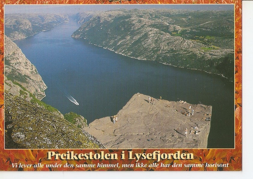 Postal 040643 : Preikestolen y Lysefjorden