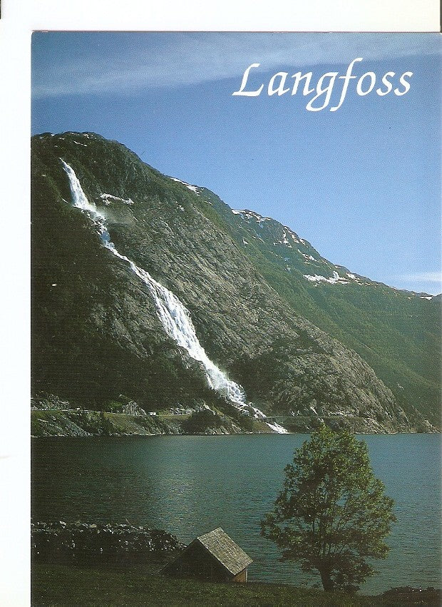 Postal 040650 : Norway: Langfoss in Akrafjorden