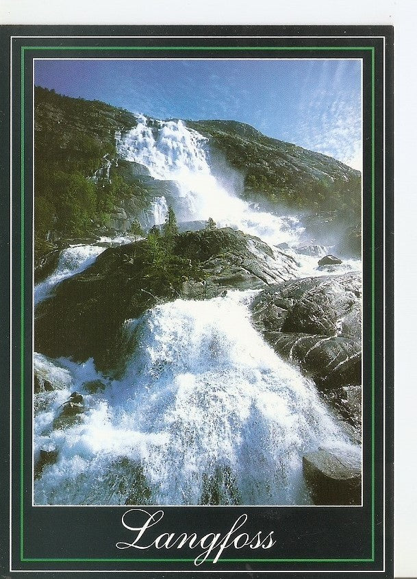 Postal 040651 : Norway: Langfoss in Akrafjorden
