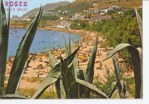 Postal 040682 : Roses (Casta Brava). Playa de La Almadraba